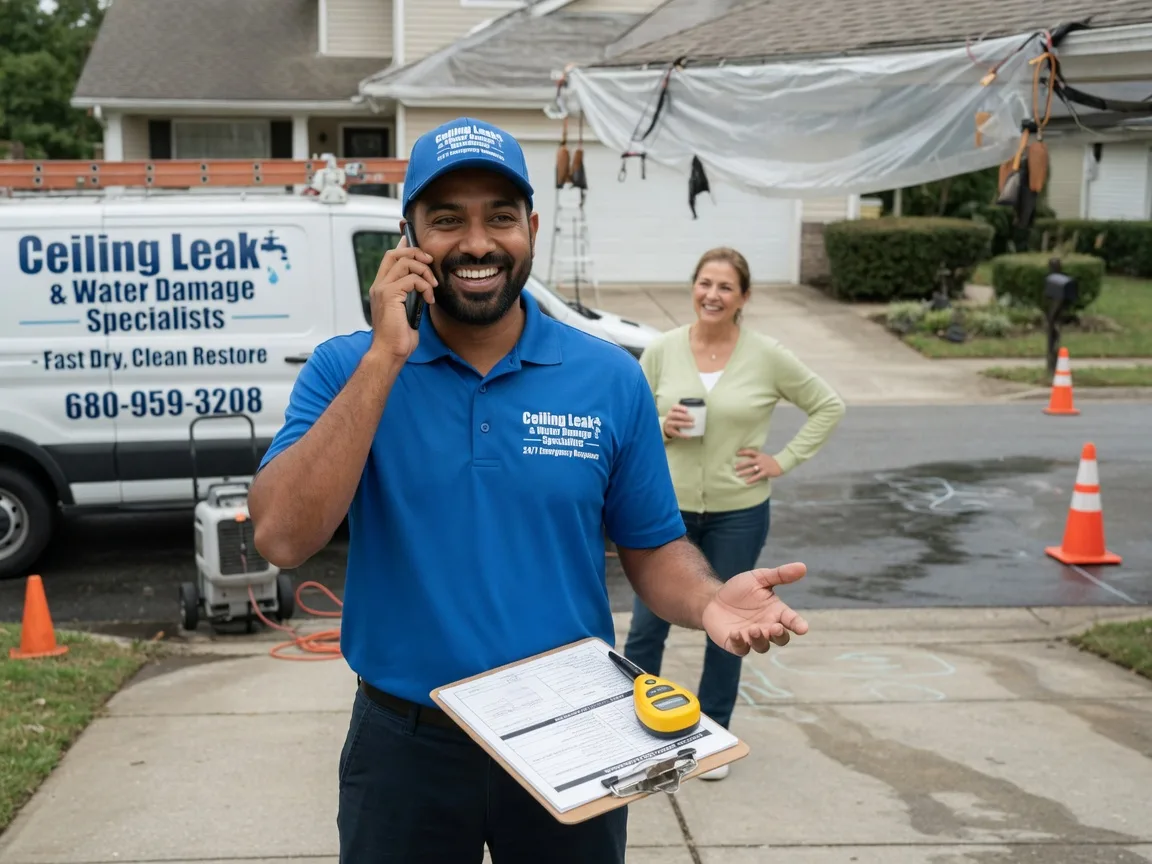 Ceiling Leak Cleanup Leming, TX FAQs